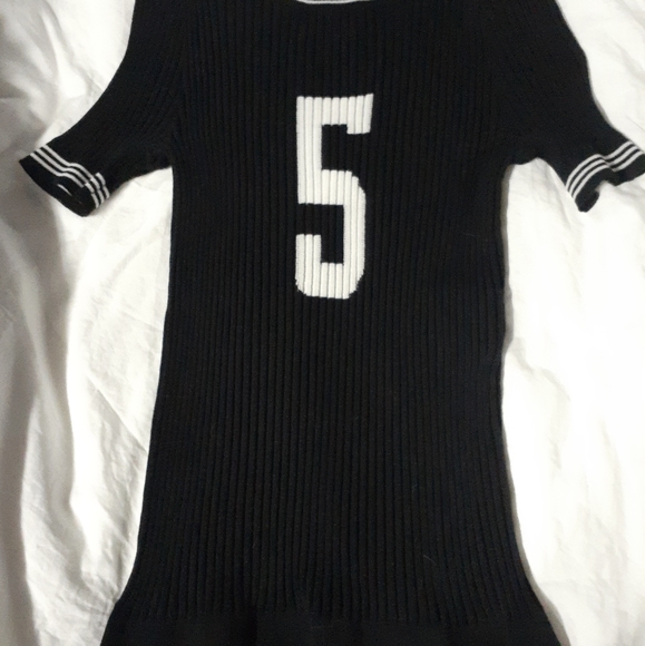 Chanel No5 silk knit Jersey style t-shirt - Picture 5 of 8
